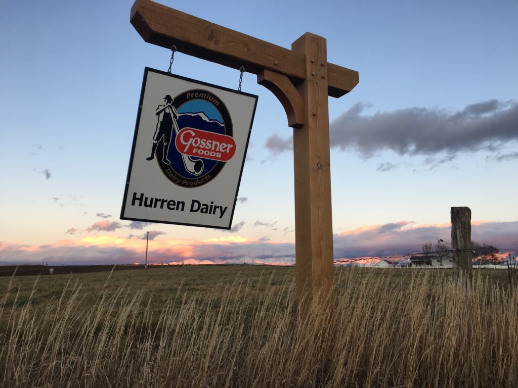 Extraordinary Timber Framed sign blowing in wind